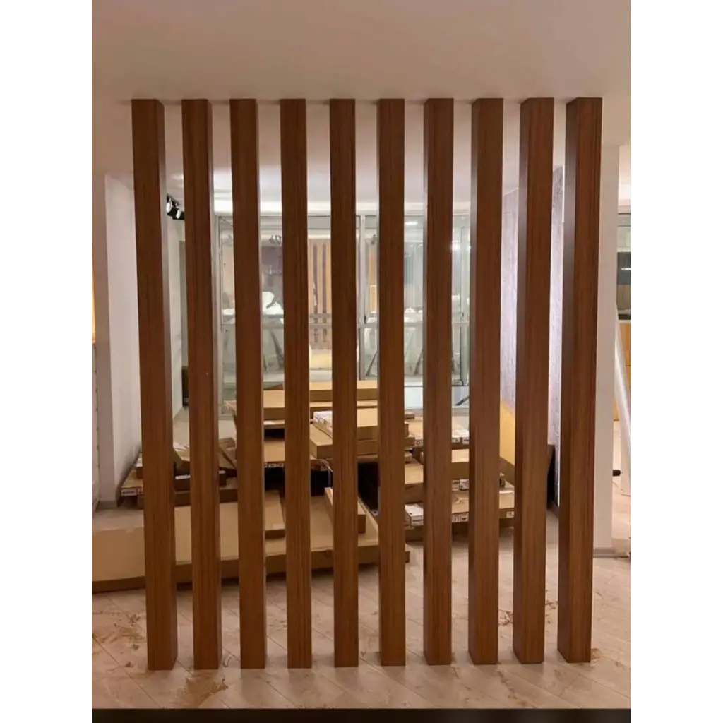 Teak Seperatör Bölme Profili 8cmx8cmx280cm