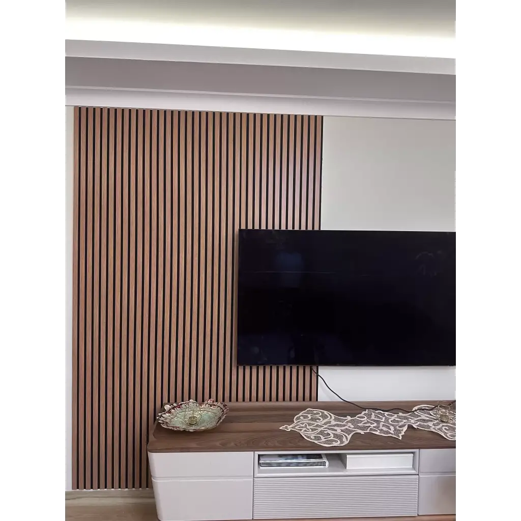 Teak Slim Duvar Kaplama Paneli 60cmx275cm