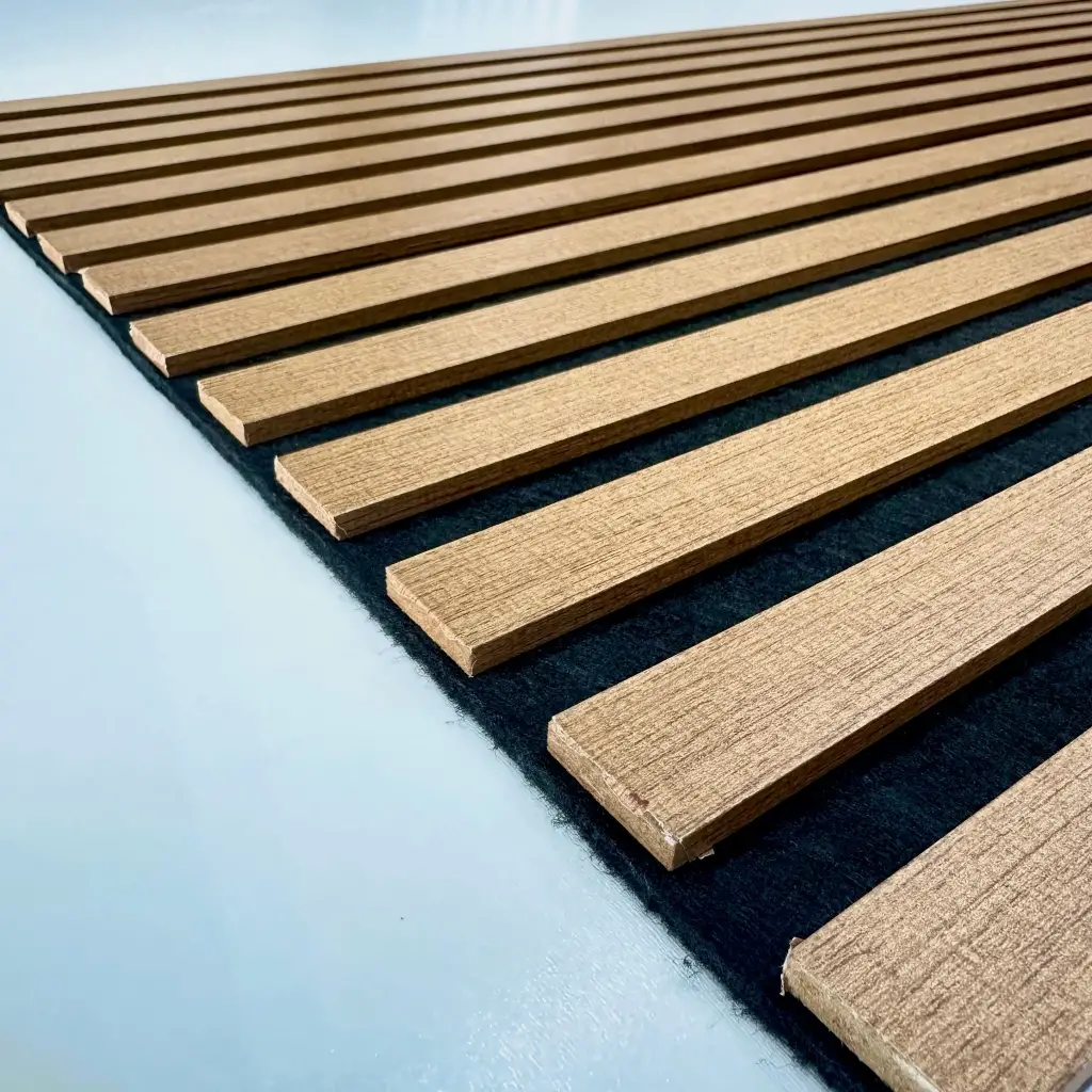 Teak Slim Duvar Kaplama Paneli 60cmx275cm