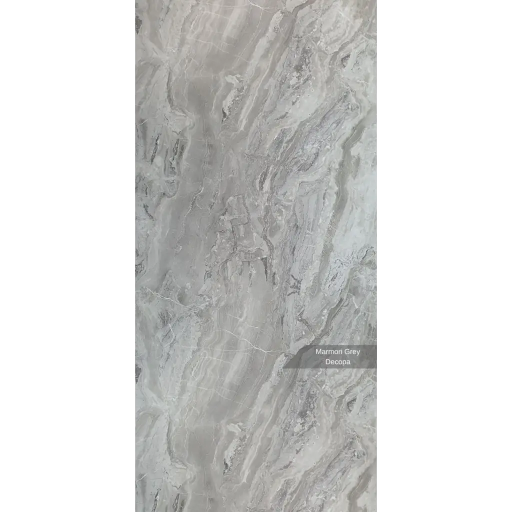Marmori Grey Mermer Desenli Pvc Duvar Paneli 122cmx244cm
