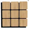 Kare Akustik Altıgen Duvar Paneli Safir Meşe 60cmx60cm