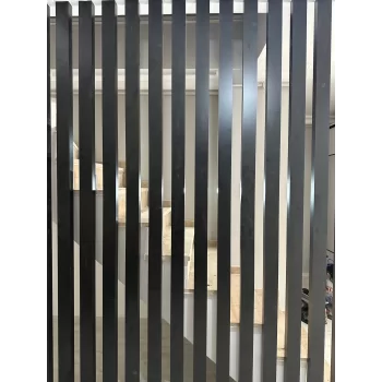 Antrasit Seperatör Bölme Profili 8cmx8cmx280cm
