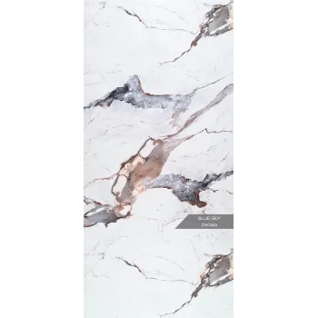 Blue Sky Mermer Desenli Pvc Duvar Paneli 122cmx244cm