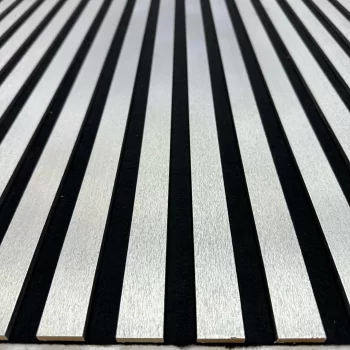 Gümüş Keçeli Slim Duvar Kaplama Paneli 100cmx280cm