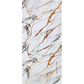 Golden Line Mermer Desenli Pvc Duvar Paneli 1220x2440x2.2