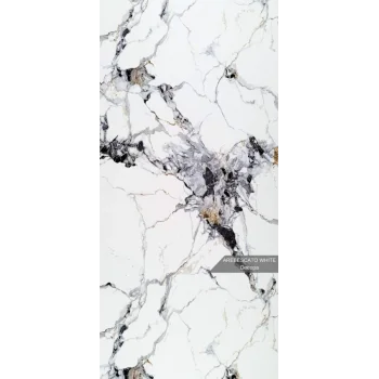 Arabesco Whıte Mermer Desenli Pvc Duvar Paneli 122cmx244cm