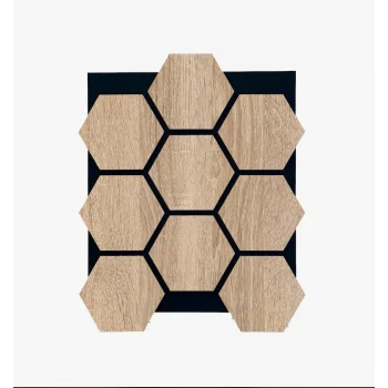 Hexagon Akustik Altıgen Duvar Paneli Sonoma - 65cmx80cm