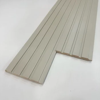 Krem Mdf Lambri Duvar Paneli 15cmx280cm