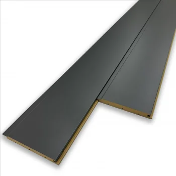 Linyit Antrasit Hermes Mdf Lambri Duvar Paneli 12cmx280cm