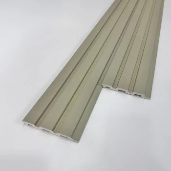 Soft Gri Polimer Lambri Duvar ve Tavan Paneli - 12mm