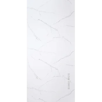 Bianco White Mermer Desenli Pvc Duvar Paneli 1220x2440x2.2