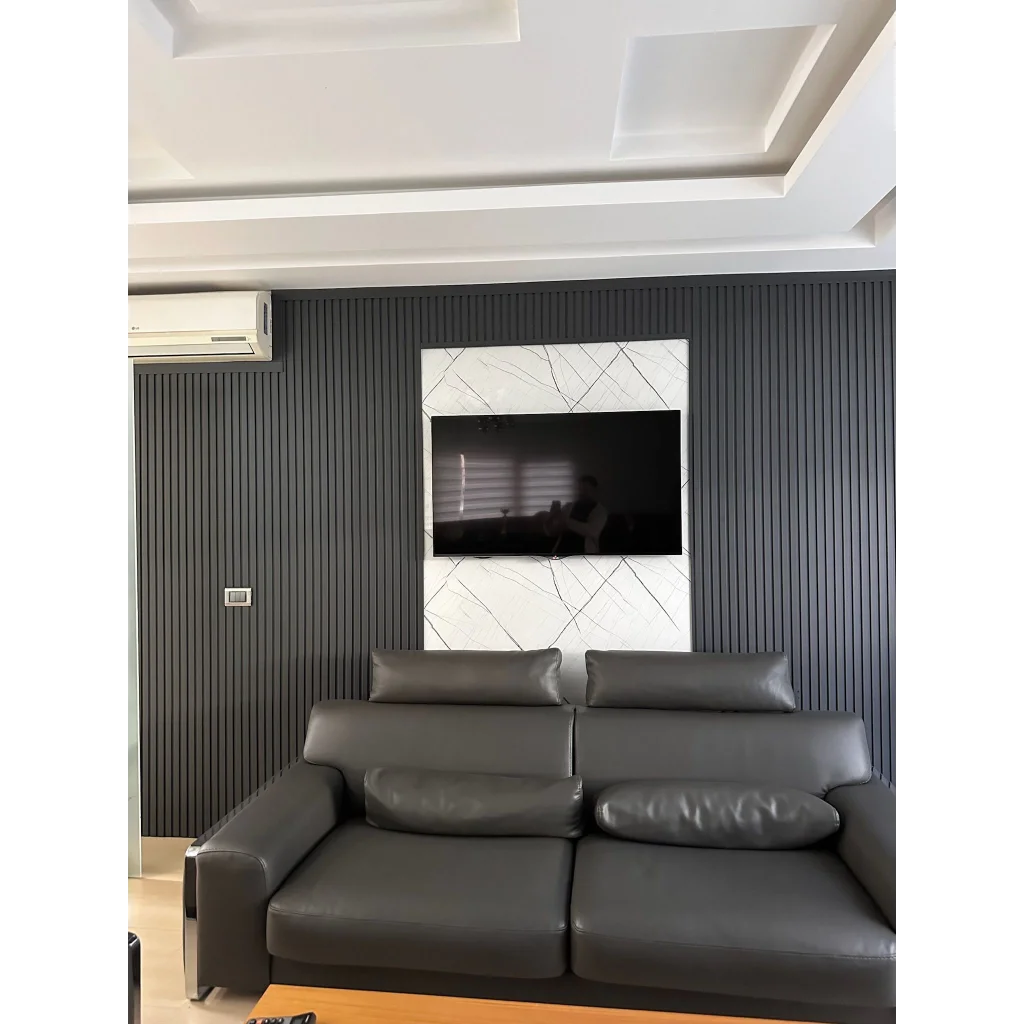 Antrasit Mdf Duvar Lambri Panel 12cmx275cm (12mm)