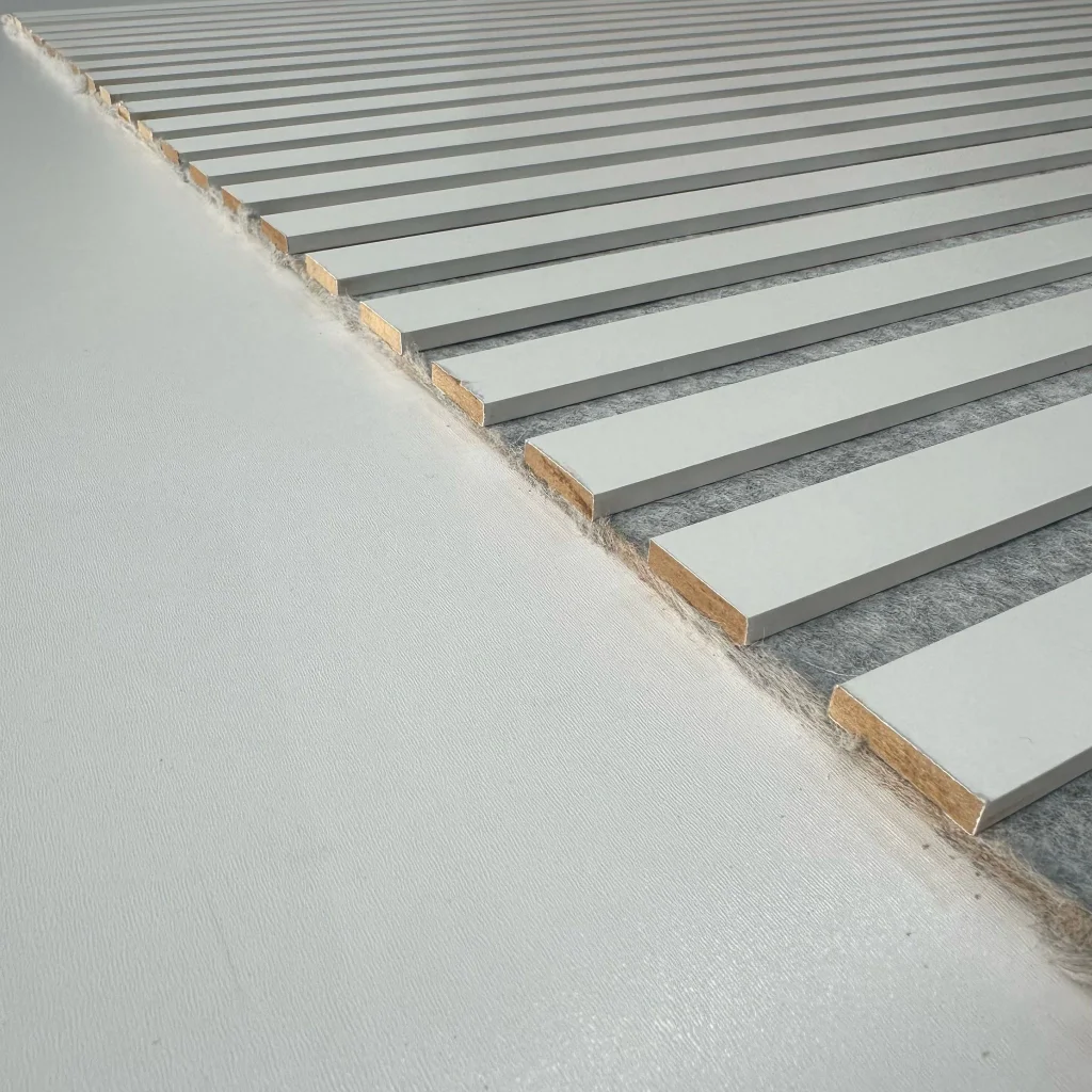 Beyaz Gri Slim Duvar Kaplama Paneli 100cmx280cm