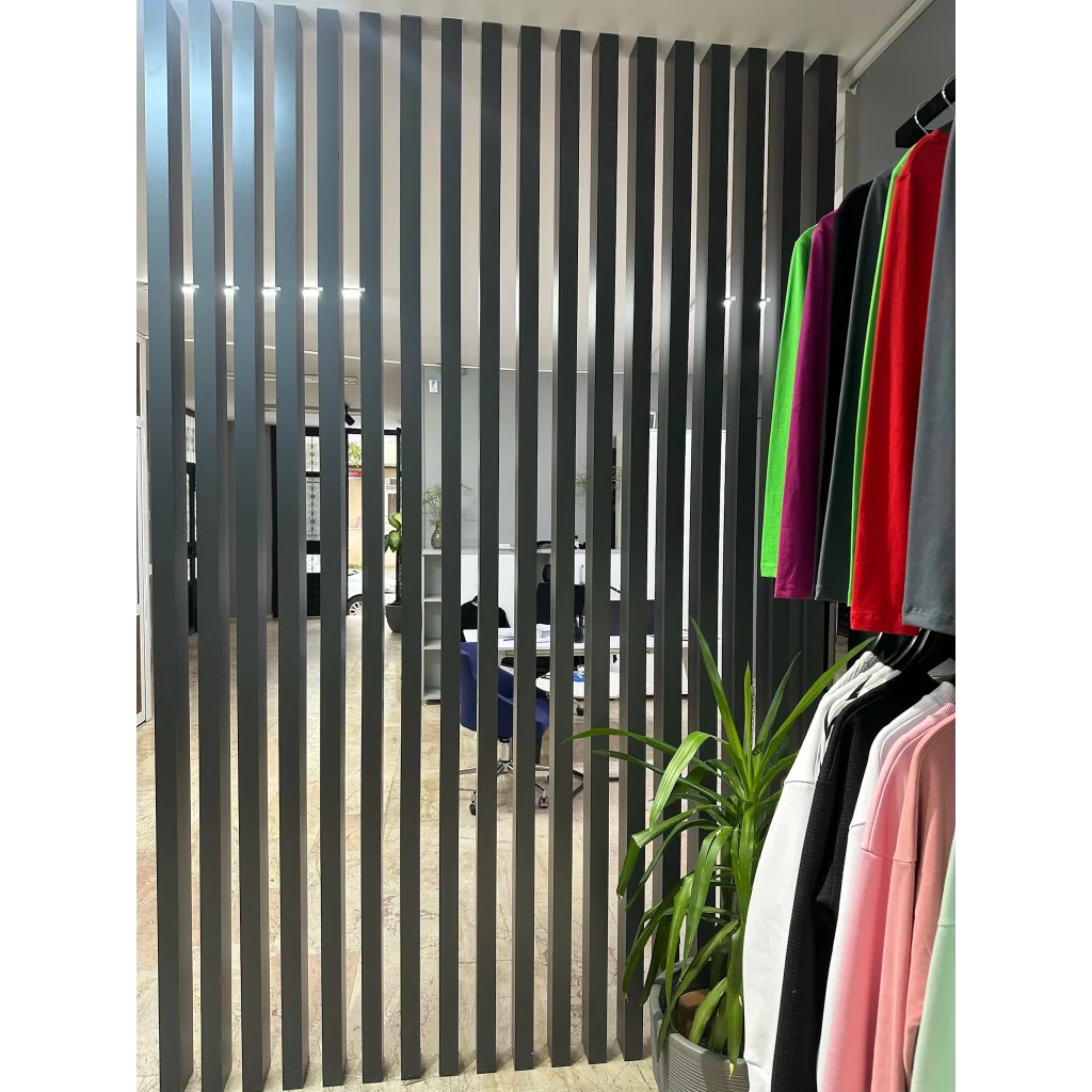 Antrasit Seperatör Bölme Profili 5cmx8cmx280cm