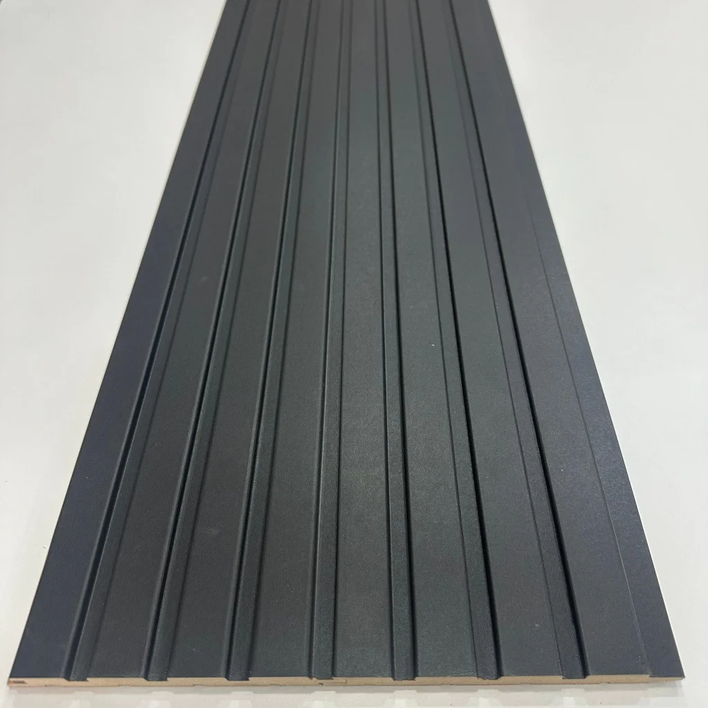 Bute Antrasit Mdf Lambri Duvar Paneli 15cmx280cm