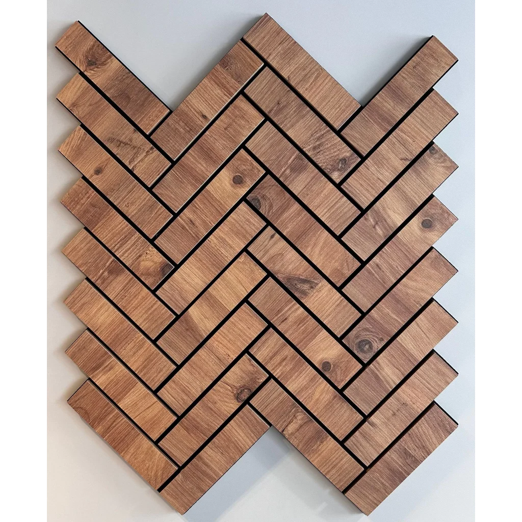 Çam Mozaik Akustik Duvar Paneli 56cmx76cm