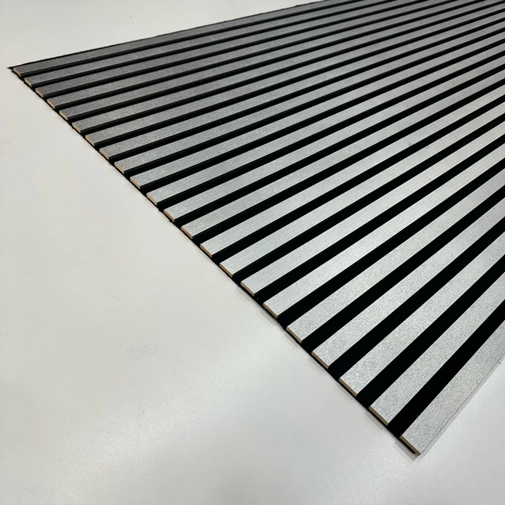 Gümüş Keçeli Slim Duvar Kaplama Paneli 100cmx280cm