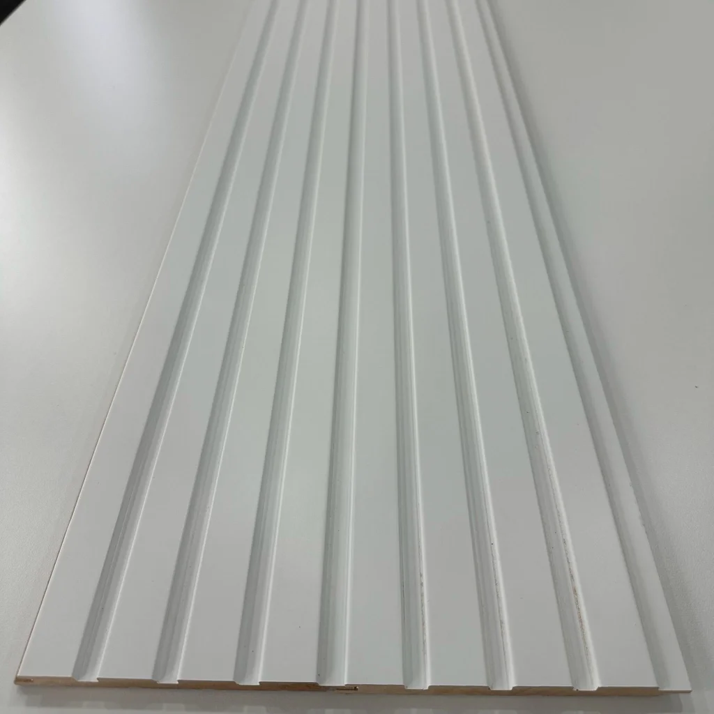 Beyaz Mdf Lambri Duvar Paneli 15cmx280cm