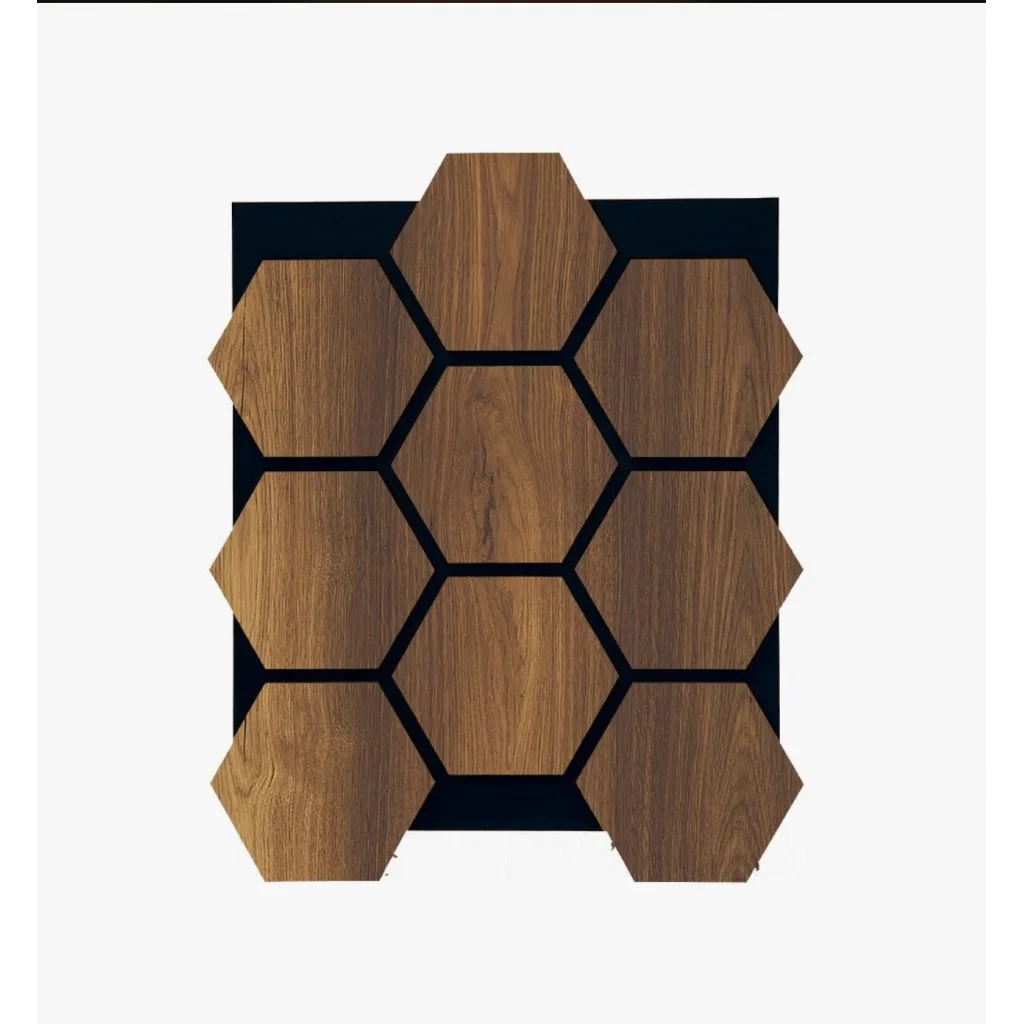 Hexagon Akustik Altıgen Duvar Paneli Hamilton 65cmx80cm
