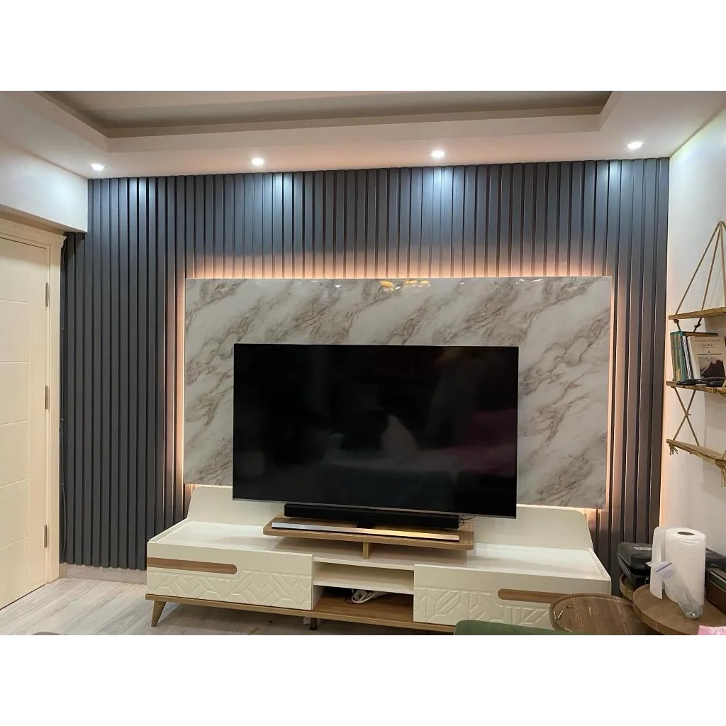 Ice Berg Beige Mermer Desenli Pvc Duvar Paneli 122cmx244cm