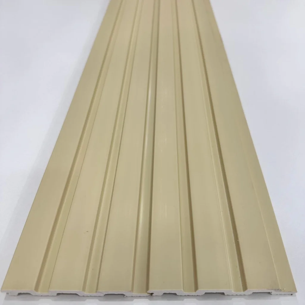 Soft Krem Polimer Lambri Duvar ve Tavan Paneli - 12mm