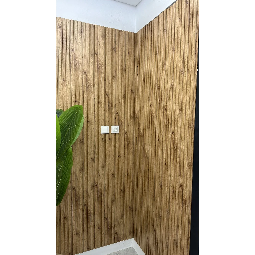 Meşe Mdf Duvar Lambri Panel 12cmx275cm (12mm)