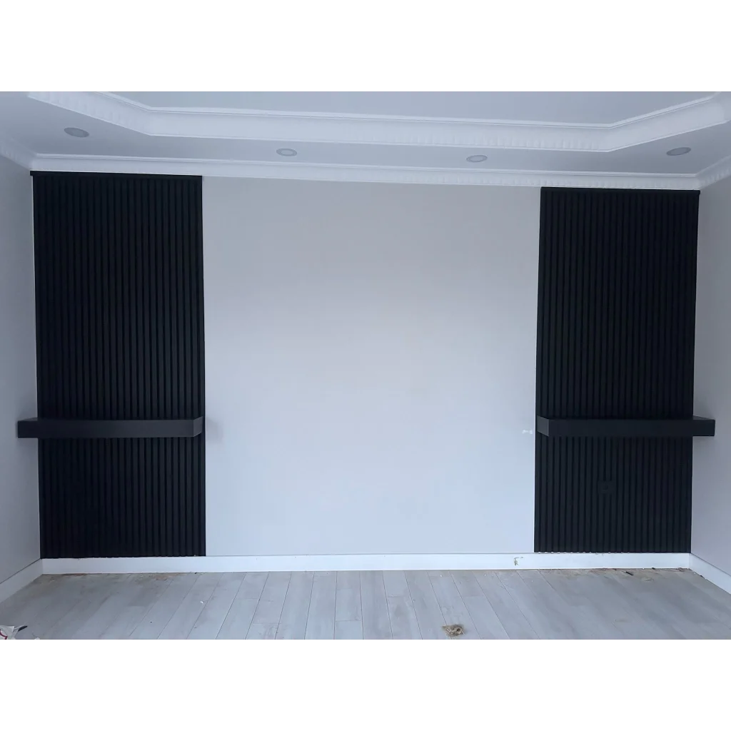 Siyah Slim Duvar Kaplama Paneli 100cmx280cm