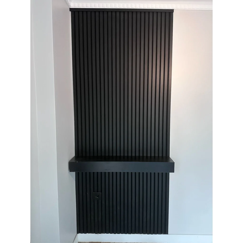 Siyah Slim Duvar Kaplama Paneli 100cmx280cm