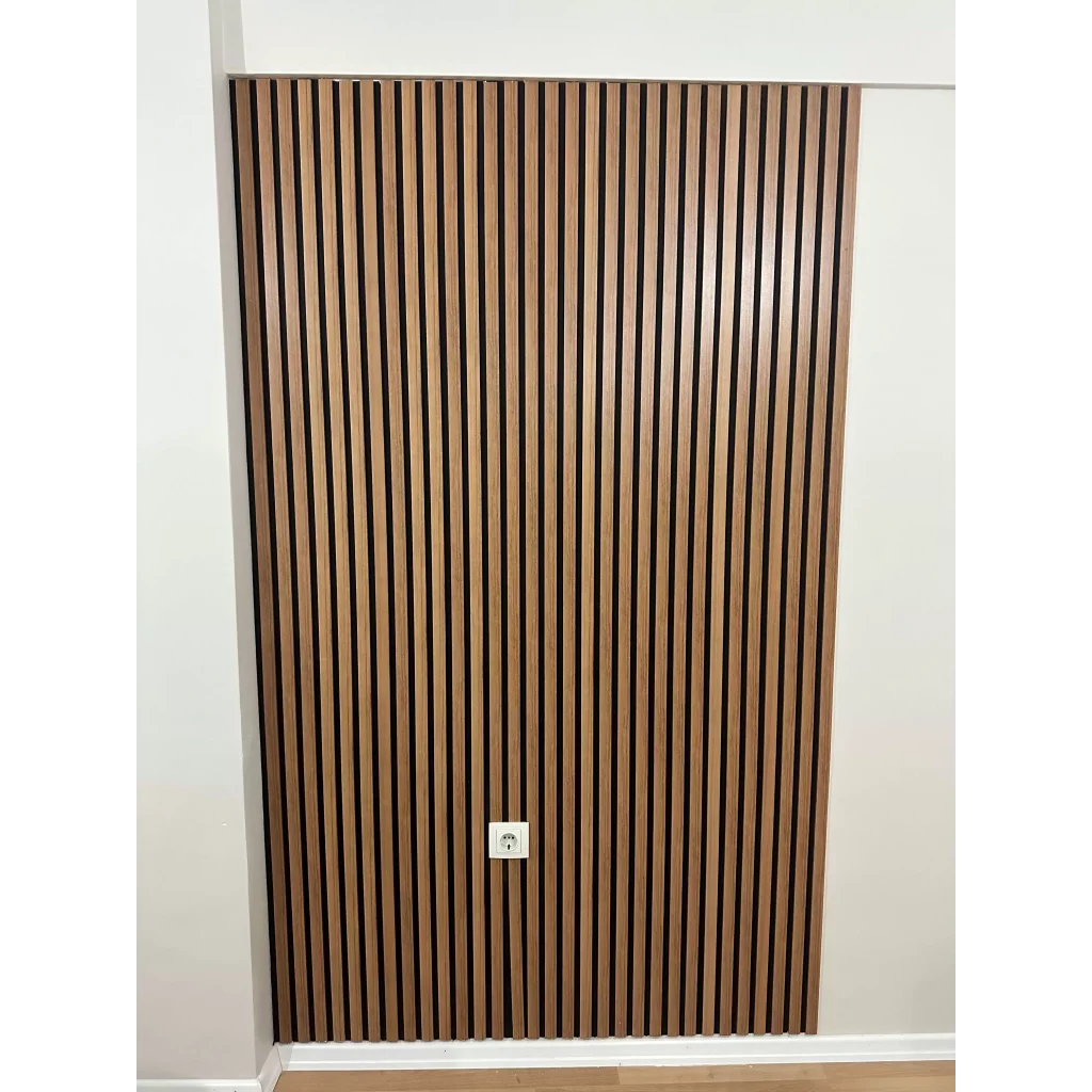 Teak Slim Duvar Kaplama Paneli 60cmx275cm