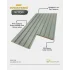 Su Yeşili Tetra Mdf Lambri Duvar Paneli 15cmx280cm