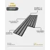 Açık Gri Pvc Duvar ve Tavan Lambri- 12cm