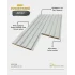 Beyaz Tetra Mdf Lambri Duvar Paneli 15cmx280cm