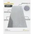 Blue Atlas Mermer Desenli Pvc Duvar Paneli 1220x2440x2.2