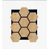 Hexagon Akustik Altıgen Duvar Paneli Meşe 65cmx80cm