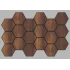 Jr.Hexagon Akustik Duvar Paneli Hamilton 55x87 cm