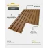 Teak Tetra Mdf Lambri Duvar Paneli 15cmx280cm