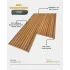 Teak Cloe Mdf Lambri Duvar Paneli 15cmx280cm