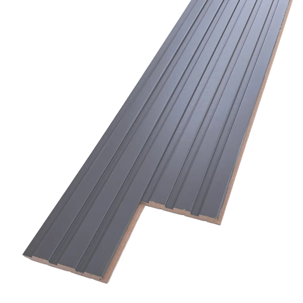 Antrasit Atlas Mdf Lambri Duvar Paneli 12cmx275cm