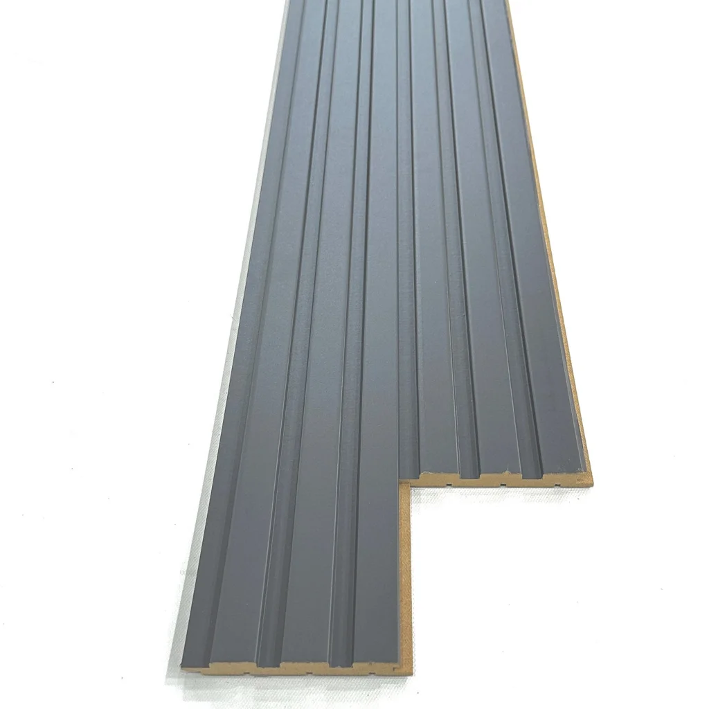 Antrasit Atlas Mdf Lambri Duvar Paneli 12cmx275cm