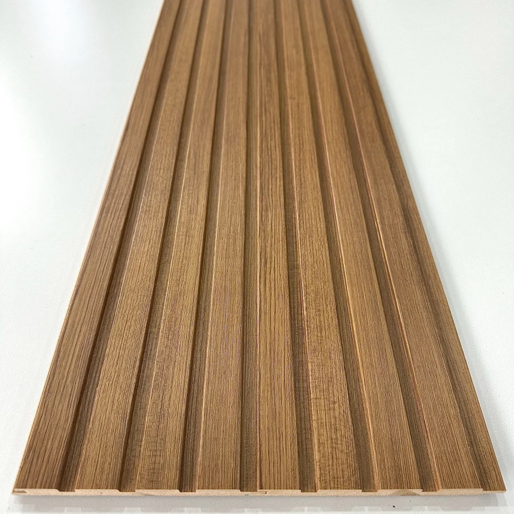 Teak Tetra Mdf Lambri Duvar Paneli 15cmx280cm