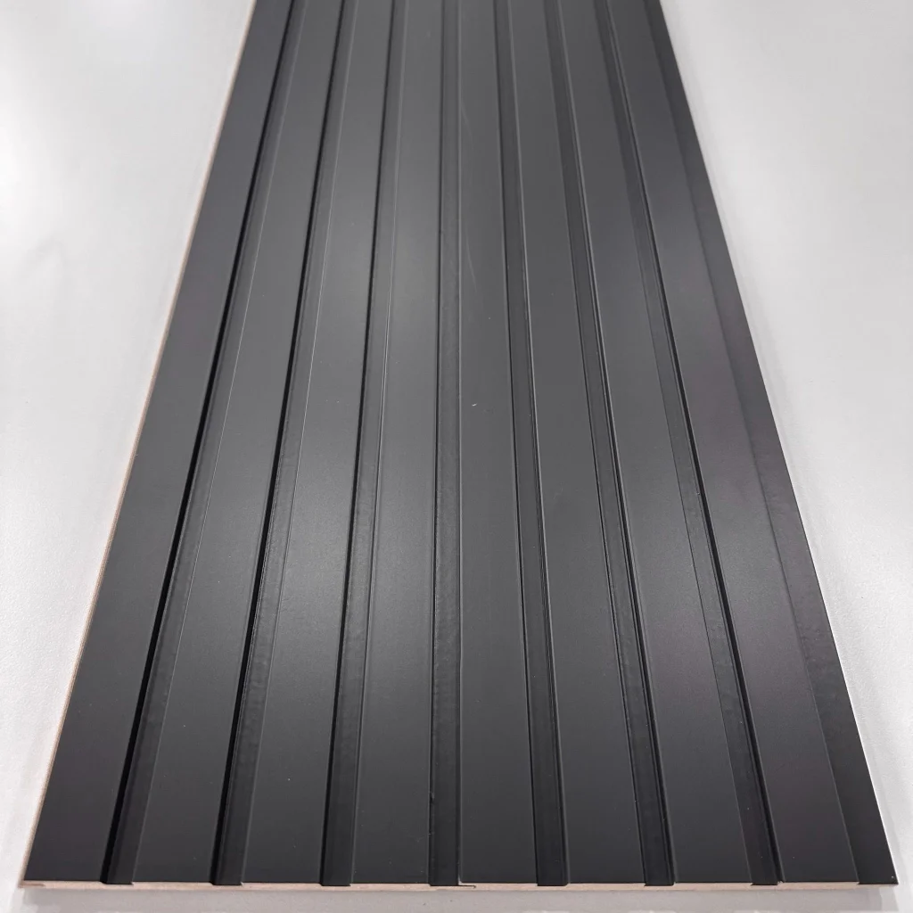 Koyu Antrasit Tetra Mdf Lambri Duvar Paneli 15cmx280cm