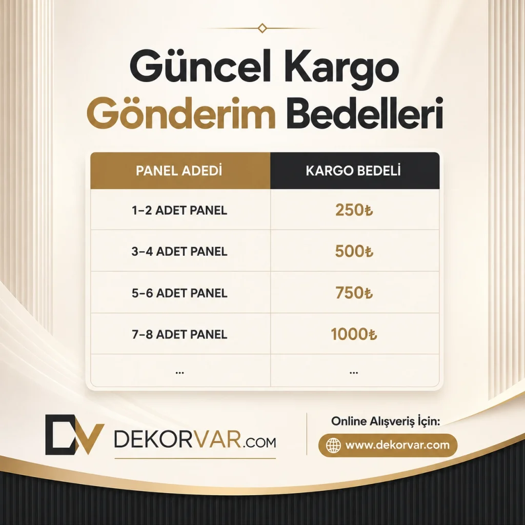 Fırtıına Gri Slim Duvar Kaplama Paneli 100cmx275cm