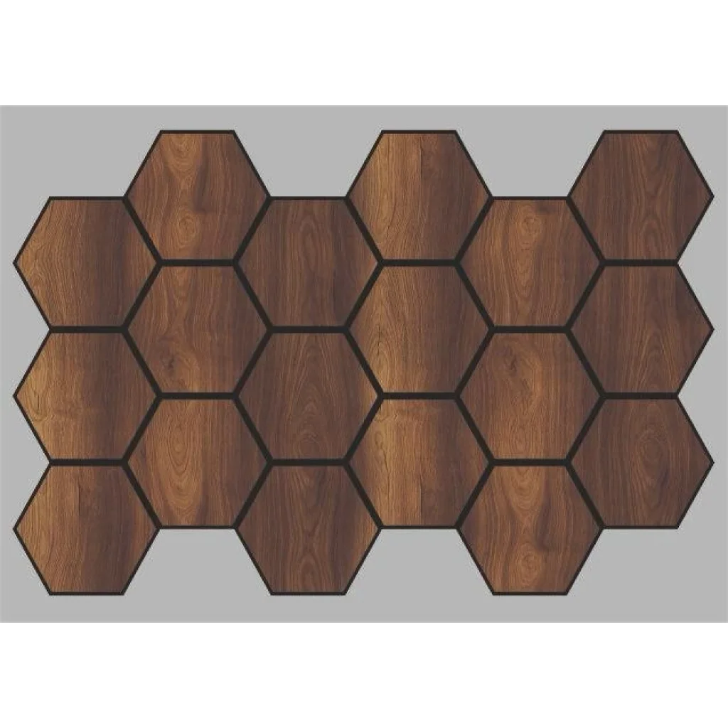 Jr.Hexagon Akustik Duvar Paneli Hamilton 55x87 cm