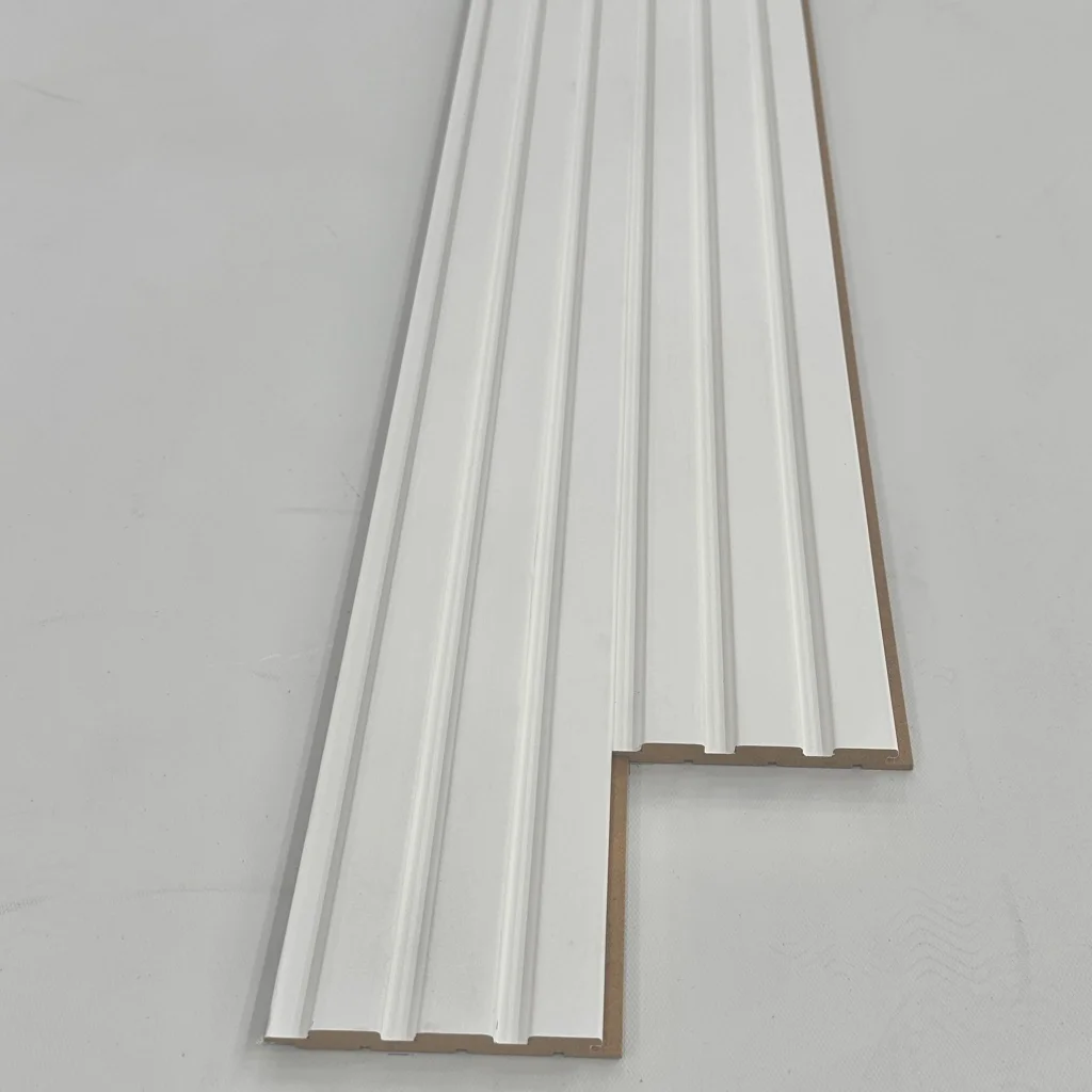 Beyaz Atlas Mdf Lambri Duvar Paneli 12cmx275cm