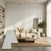 Beyaz Atlas Mdf Lambri Duvar Paneli 12cmx275cm
