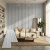 Buz Gri Atlas Mdf Lambri Duvar Paneli 12cmx275cm