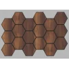 Jr.Hexagon Akustik Duvar Paneli Hamilton 55x87 cm