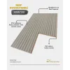 Serap Gri Cloe Mdf Lambri Duvar Paneli 15cmx280cm