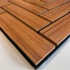 Teak Mozaik Akustik Duvar Paneli 56cmx76cm