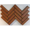 Teak Mozaik Akustik Duvar Paneli 56cmx76cm